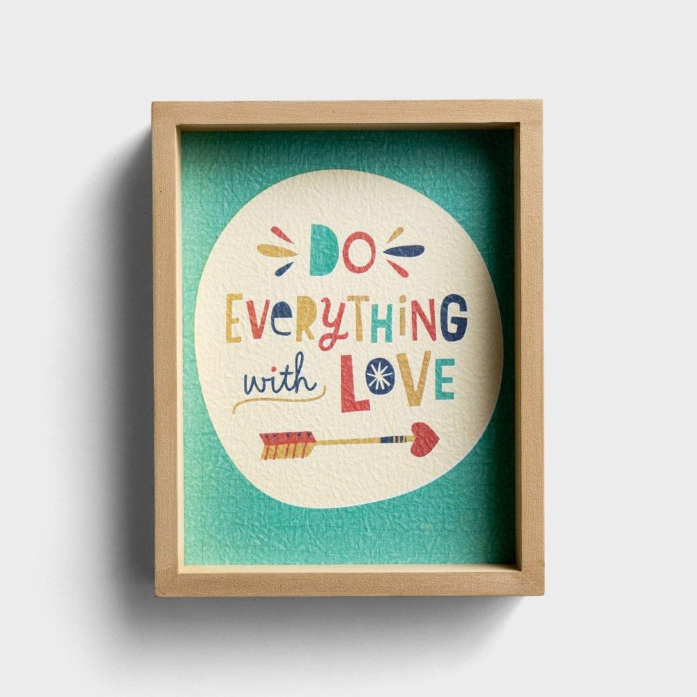 Do Everything With Love - Framed Wall Art - Pura Vida Books