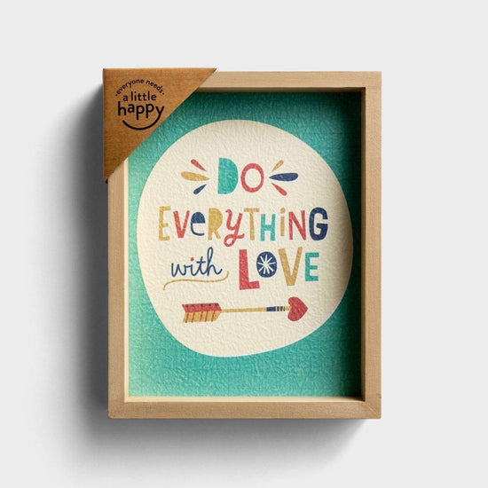 Do Everything With Love - Framed Wall Art - Pura Vida Books