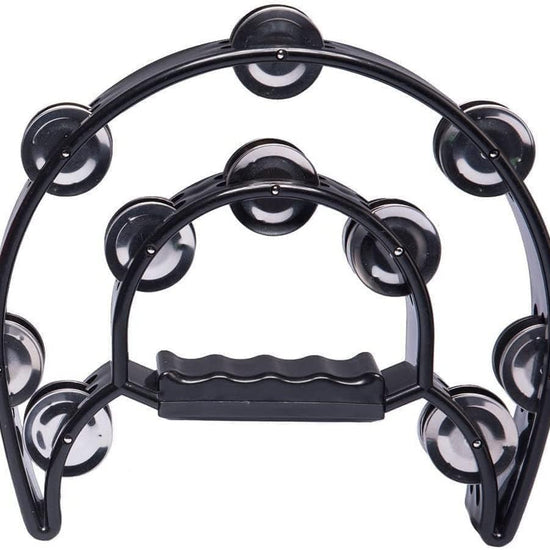 Doble Row Tambourine Black (Pandero Negro) - Pura Vida Books