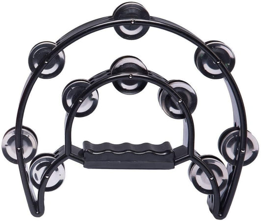 Doble Row Tambourine Black (Pandero Negro) - Pura Vida Books