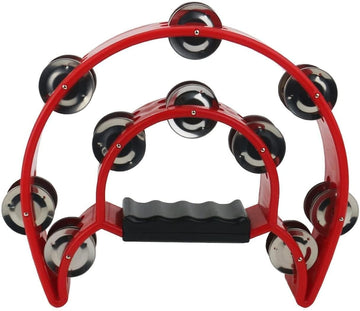 Doble Tambourine Red (Pandero Rojo) - Pura Vida Books