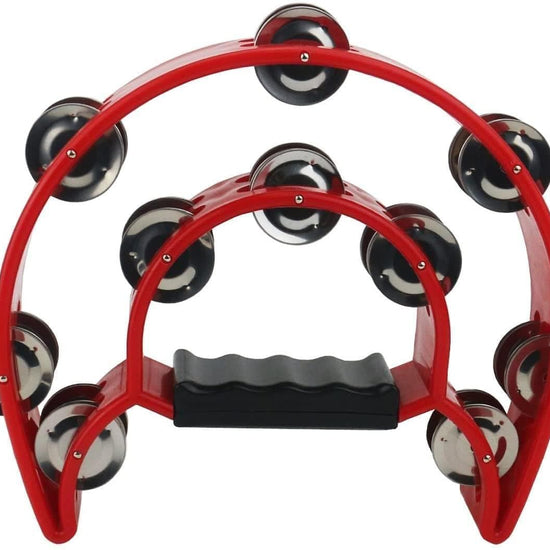 Doble Tambourine Red (Pandero Rojo) - Pura Vida Books