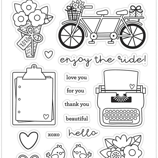 Doodle Stamps - Love Notes - Pura Vida Books