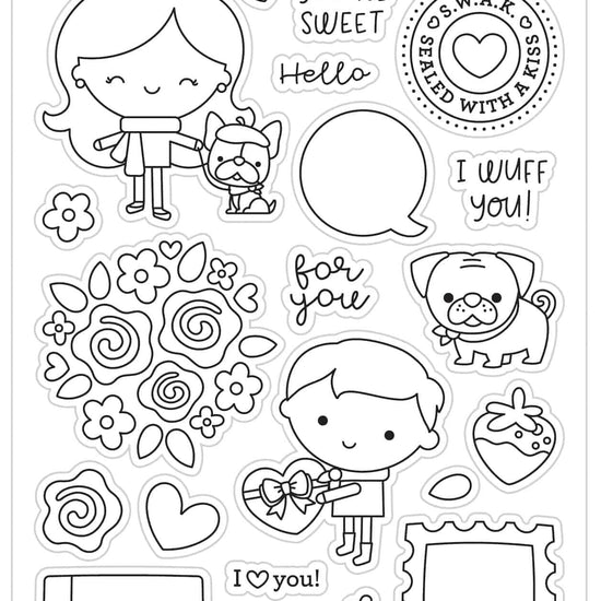 Doodle Stamps - You’re Sweet - Pura Vida Books