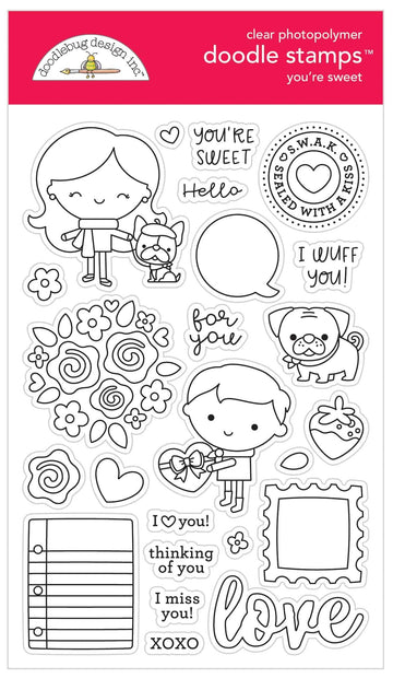 Doodle Stamps - You’re Sweet - Pura Vida Books