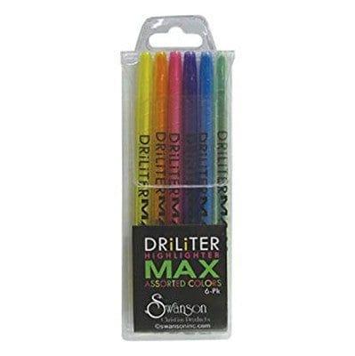 Dri-liter max 6CT Set Multicolors (Highlighter) - Pura Vida Books