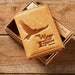 Eagle Tri-Fold in Saddle Tan - Isaiah 40:31 Leather Wallet - Pura Vida Books