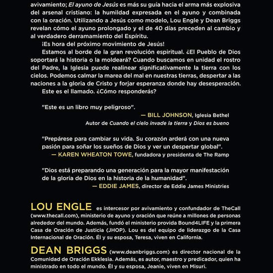 El Ayuno de Jesus - Lou Engle, Dean Briggs - Pura Vida Books