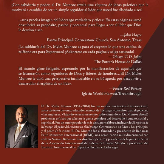 El Espiritu de Liderazgo - Myles Munroe - Pura Vida Books