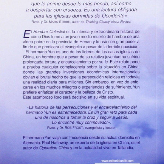 El Hombre Celestial - Paul Hattaway - Pura Vida Books