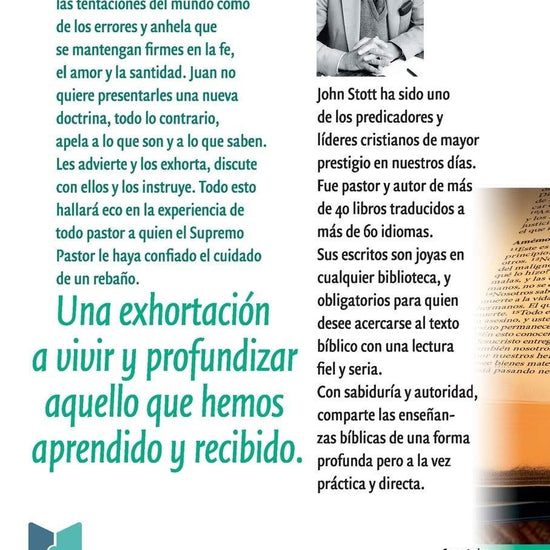 El Mensaje de Las Cartas de Juan - John Stott - Pura Vida Books