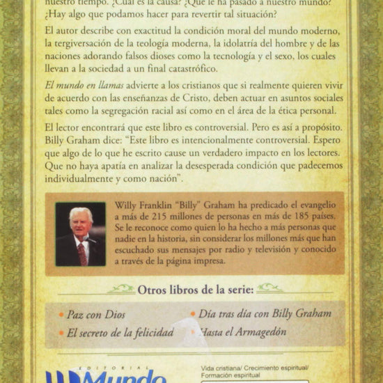 El Mundo En Llamas - Billy Graham - Pura Vida Books