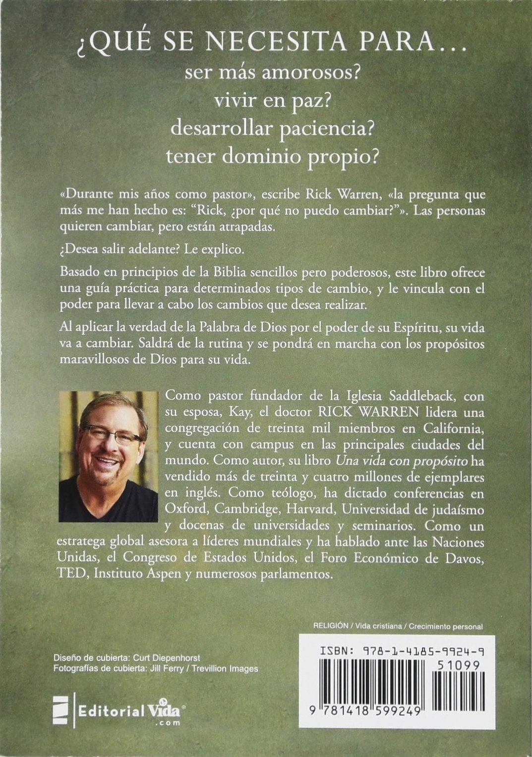 El poder de Dios para Transformar Su Vida- Rick Warren - Pura Vida Books