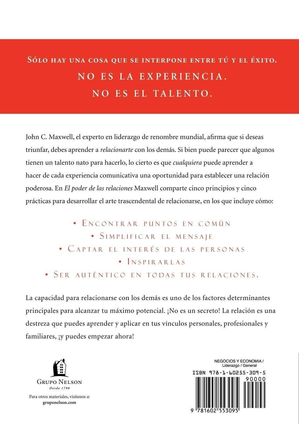 El poder de las relaciones - John C. Maxwell - Pura Vida Books