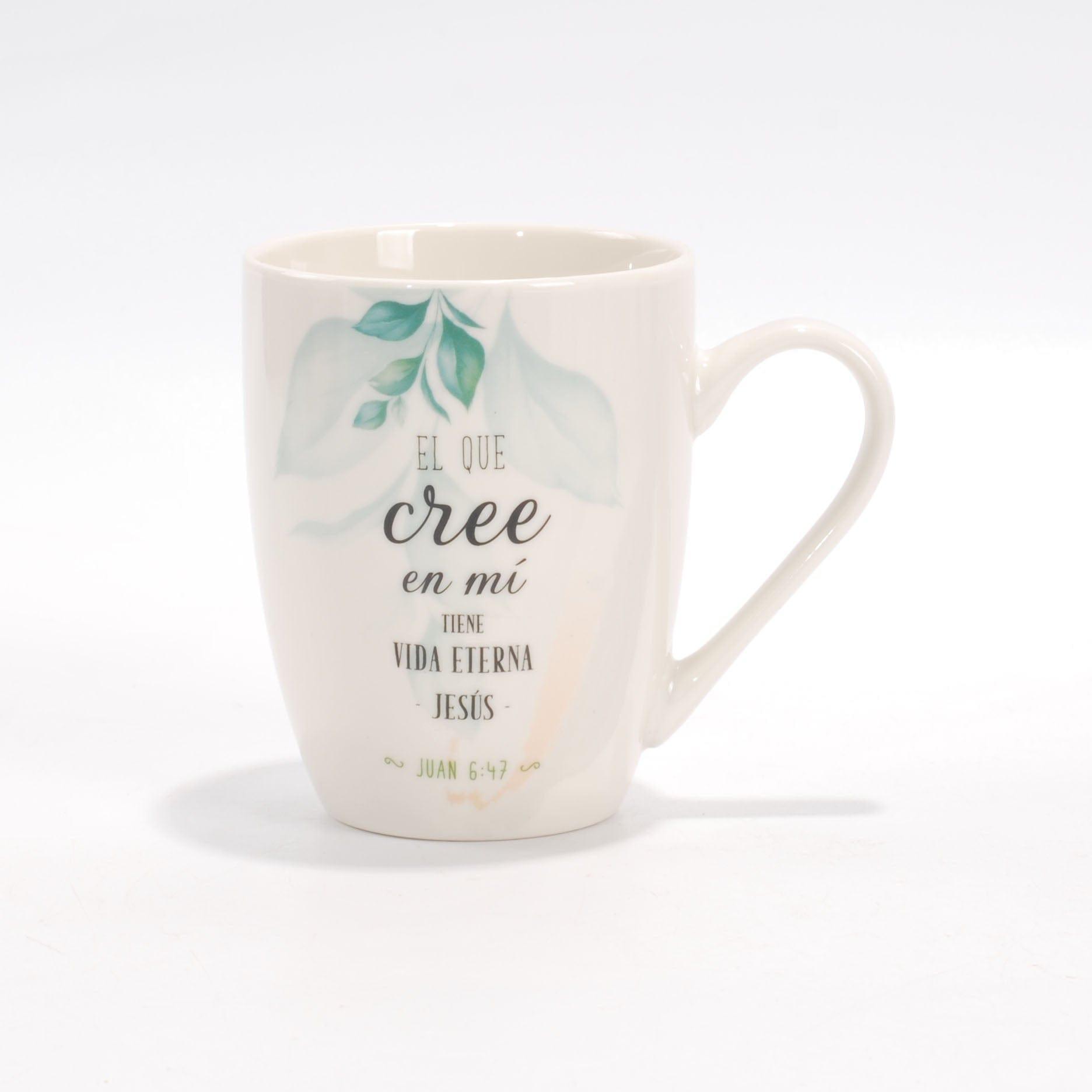 El Que Cree - Tazas Floral - Pura Vida Books