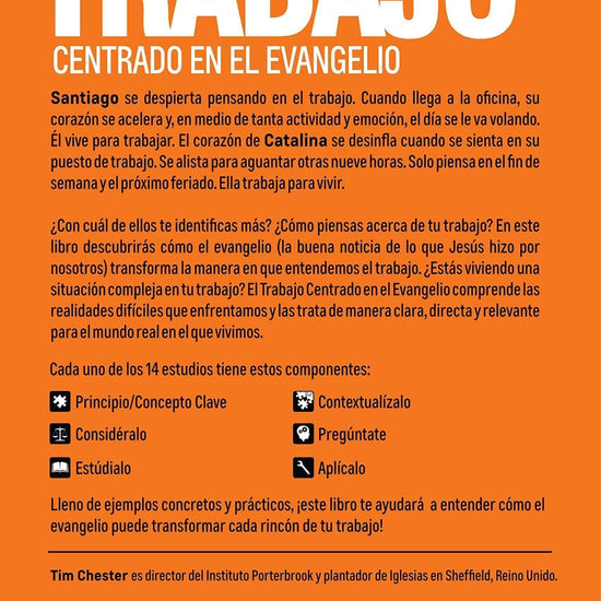 El Trabajo Centrado en el Evangelio - Tim Chester - Pura Vida Books