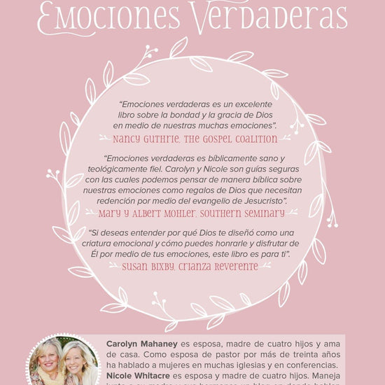 Emociones verdaderas - Carolyn y Nicole - Pura Vida Books