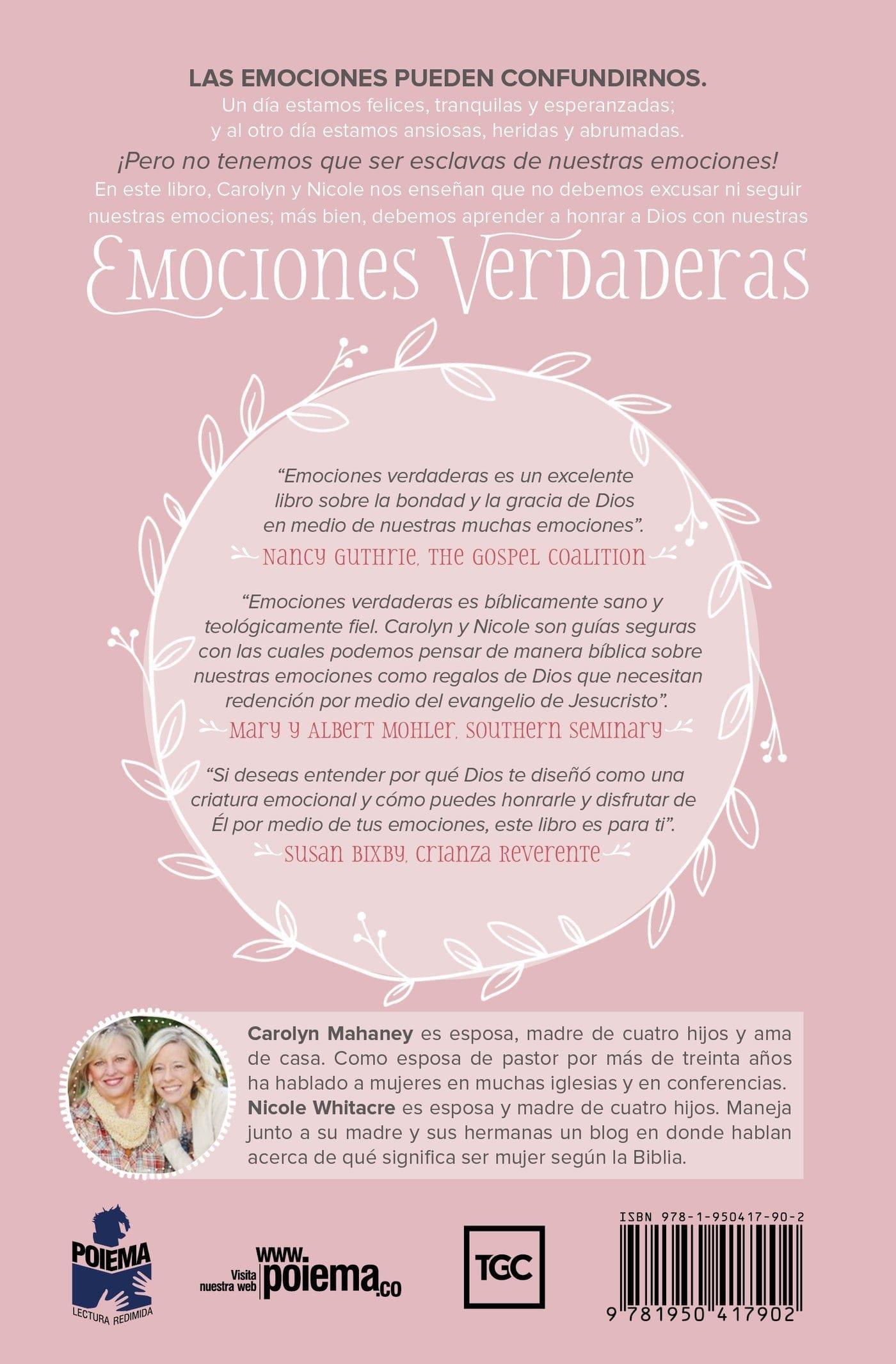 Emociones verdaderas - Carolyn y Nicole - Pura Vida Books