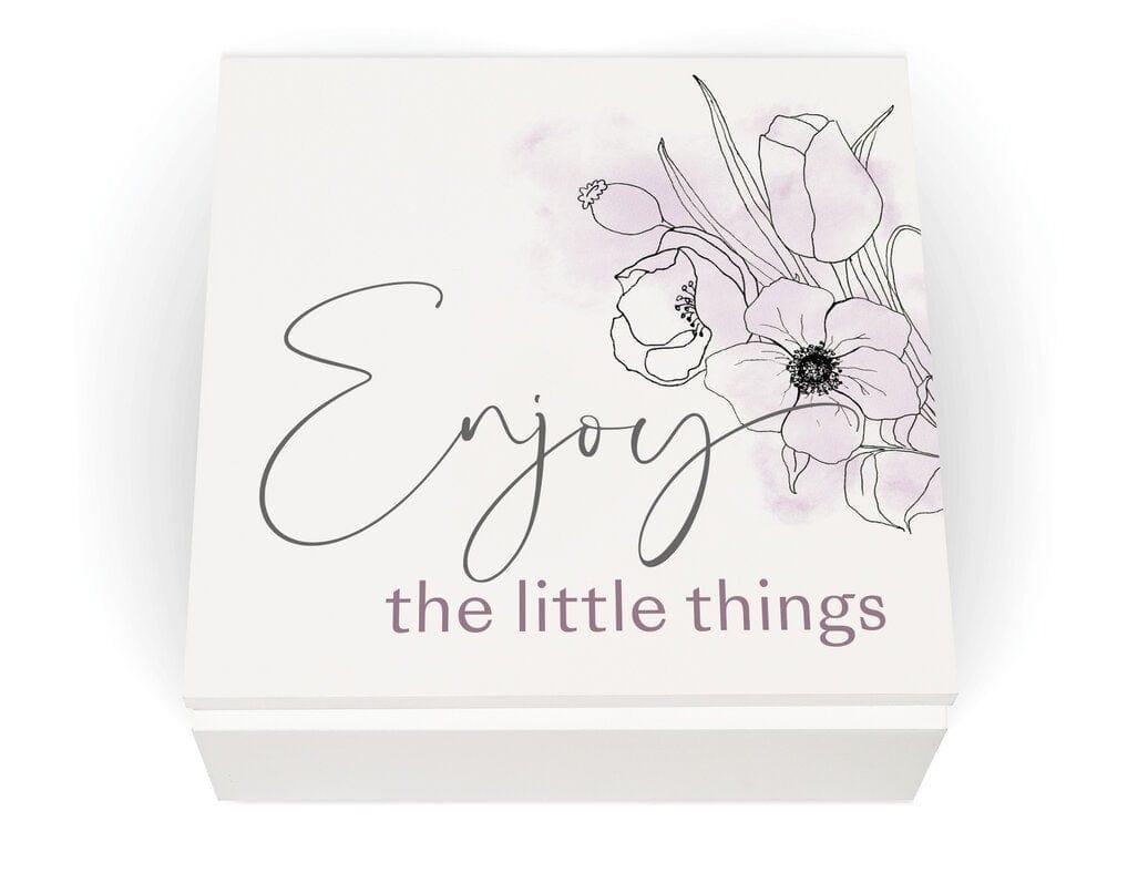 ENJOY THE LITTLE THINGS TRINKET BOX - Pura Vida Books