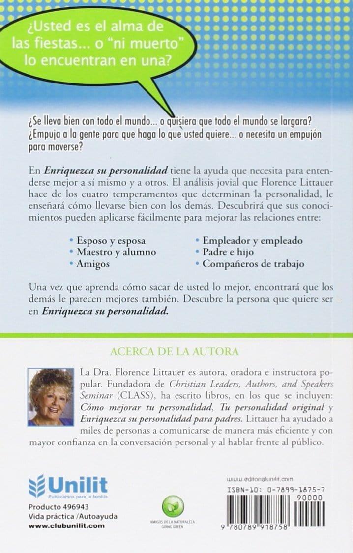 Enriquezca su Personalidad (Bolsillo) - Florence Littauer - Pura Vida Books