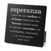 Esperanza -placa - Pura Vida Books