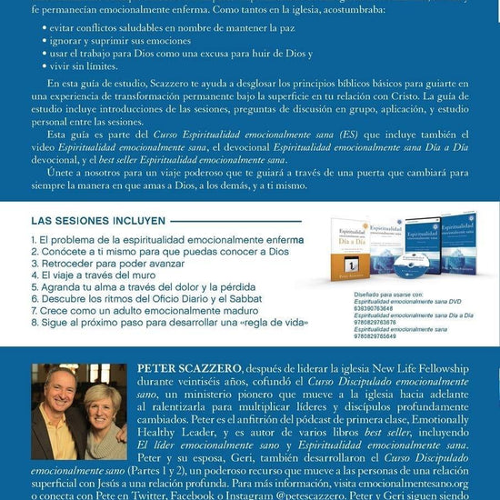 Espiritualidad emocionalmente sana: Guía de estudio -Peter Scazzero - Pura Vida Books