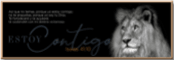 Estoy Contigo - Cuadro Canvas 30 x 90