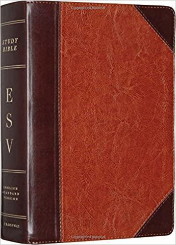 ESV Study Bible, Personal Size (TruTone, Brown/Cordovan, Portfolio Design) - Pura Vida Books