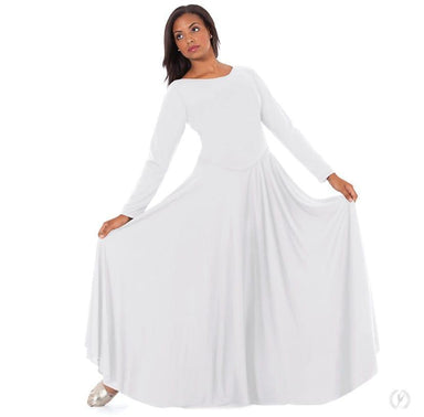 Eurotard Womens Simplicity Praise Dance Dress - White - Pura Vida Books