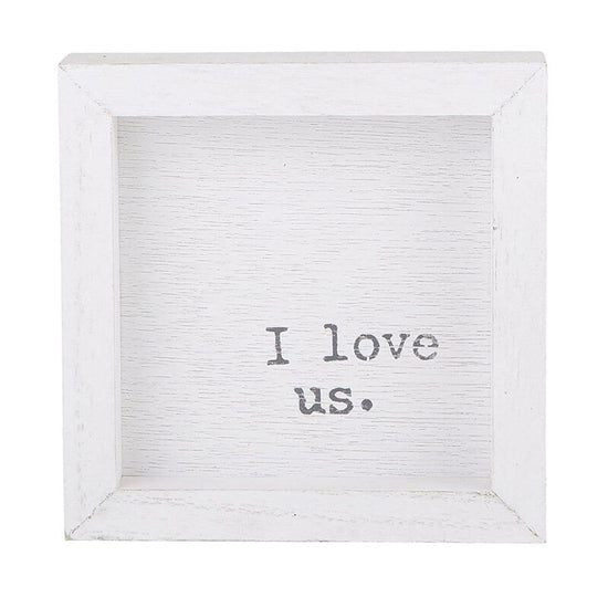 Face to Face Petite Word Board- I Love Us - Pura Vida Books