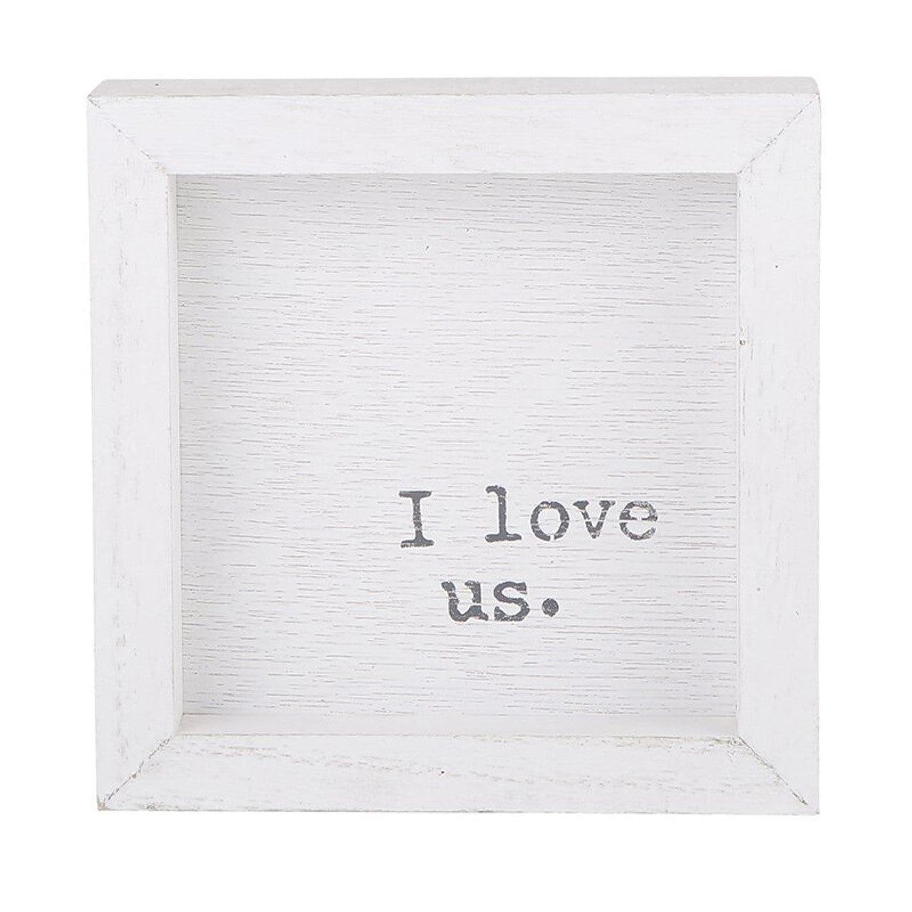 Face to Face Petite Word Board- I Love Us - Pura Vida Books