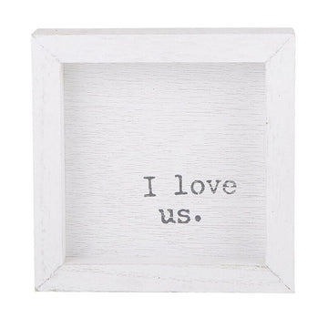 Face to Face Petite Word Board- I Love Us - Pura Vida Books