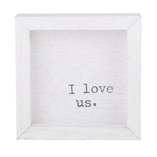 Face to Face Petite Word Board- I Love Us - Pura Vida Books