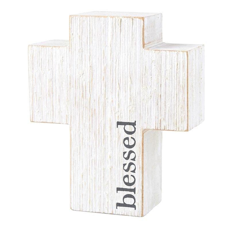 Face to Face Wood Cross - Blessed - Pura Vida Books