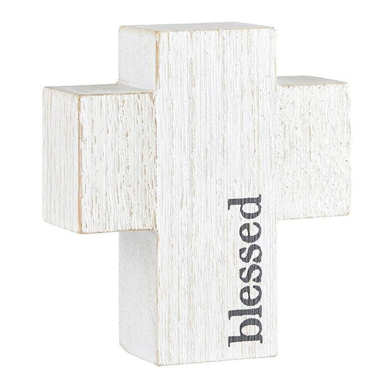 Face to Face Wood Cross - Blessed - Pura Vida Books