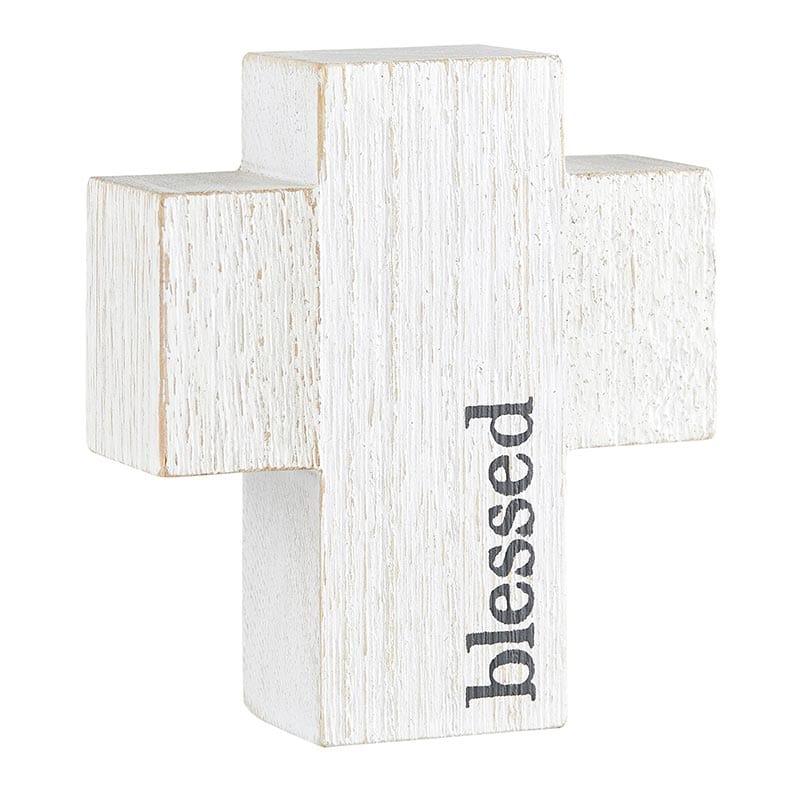 Face to Face Wood Cross - Blessed - Pura Vida Books