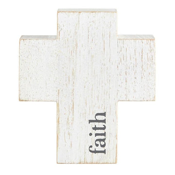 Face to Face Wood Cross - Faith - Pura Vida Books