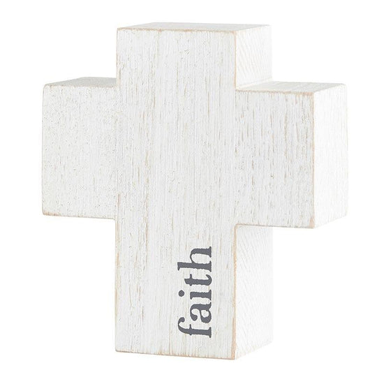 Face to Face Wood Cross - Faith - Pura Vida Books