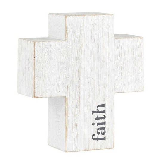 Face to Face Wood Cross - Faith - Pura Vida Books