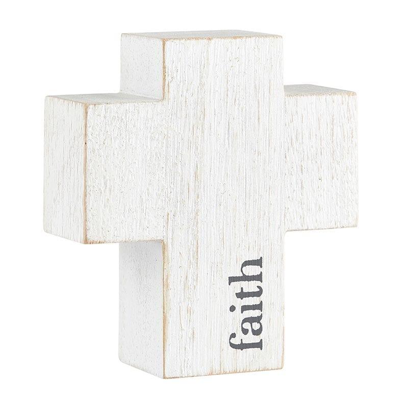 Face to Face Wood Cross - Faith - Pura Vida Books