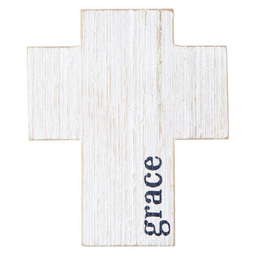 Face to Face Wood Cross - Grace - Pura Vida Books