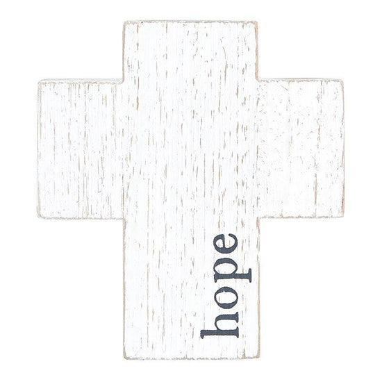 Face to Face Wood Cross - Hope - Pura Vida Books