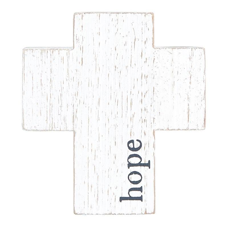 Face to Face Wood Cross - Hope - Pura Vida Books