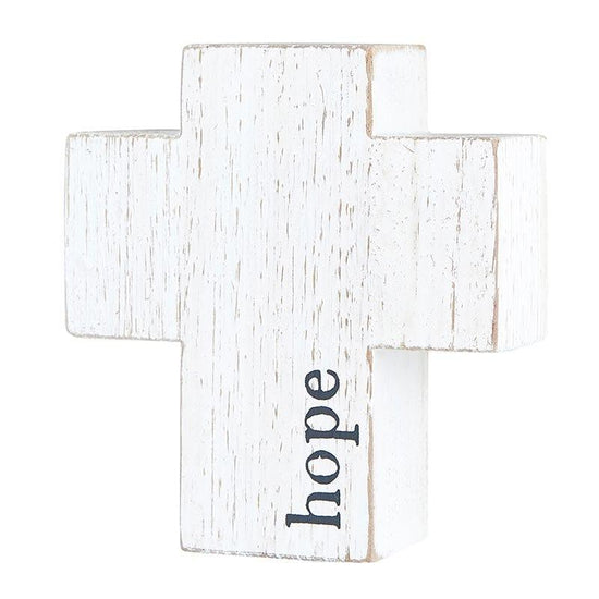 Face to Face Wood Cross - Hope - Pura Vida Books