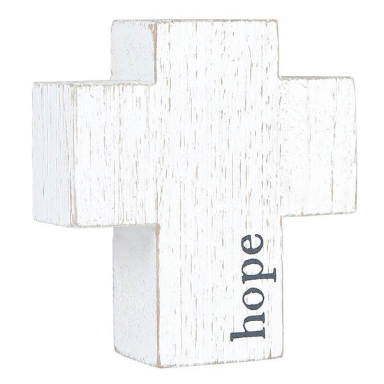 Face to Face Wood Cross - Hope - Pura Vida Books