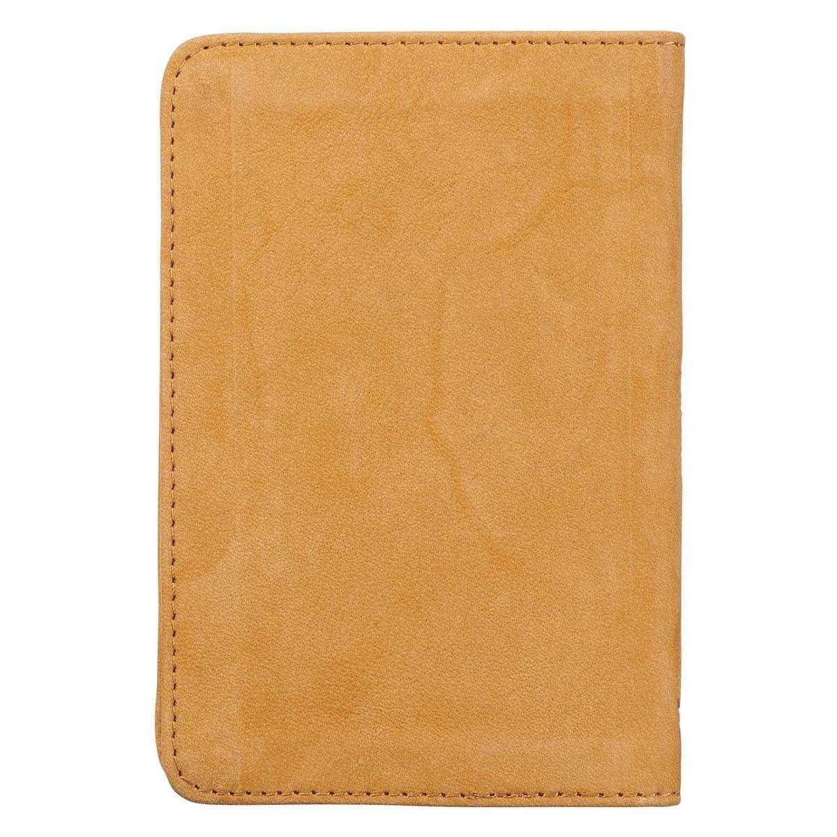 Faith Can Move Mountains Pocket-sized Full Grain Leather Journal - Pura Vida Books