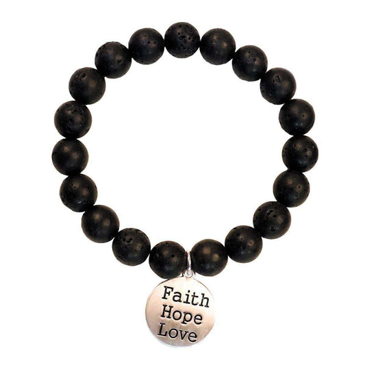 Faith Gear 1 Corinthians 13 Womens Bracelet - Pura Vida Books