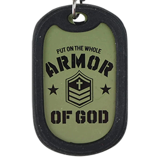 Faith Gear Dogtag Necklace Armor Of God - Pura Vida Books