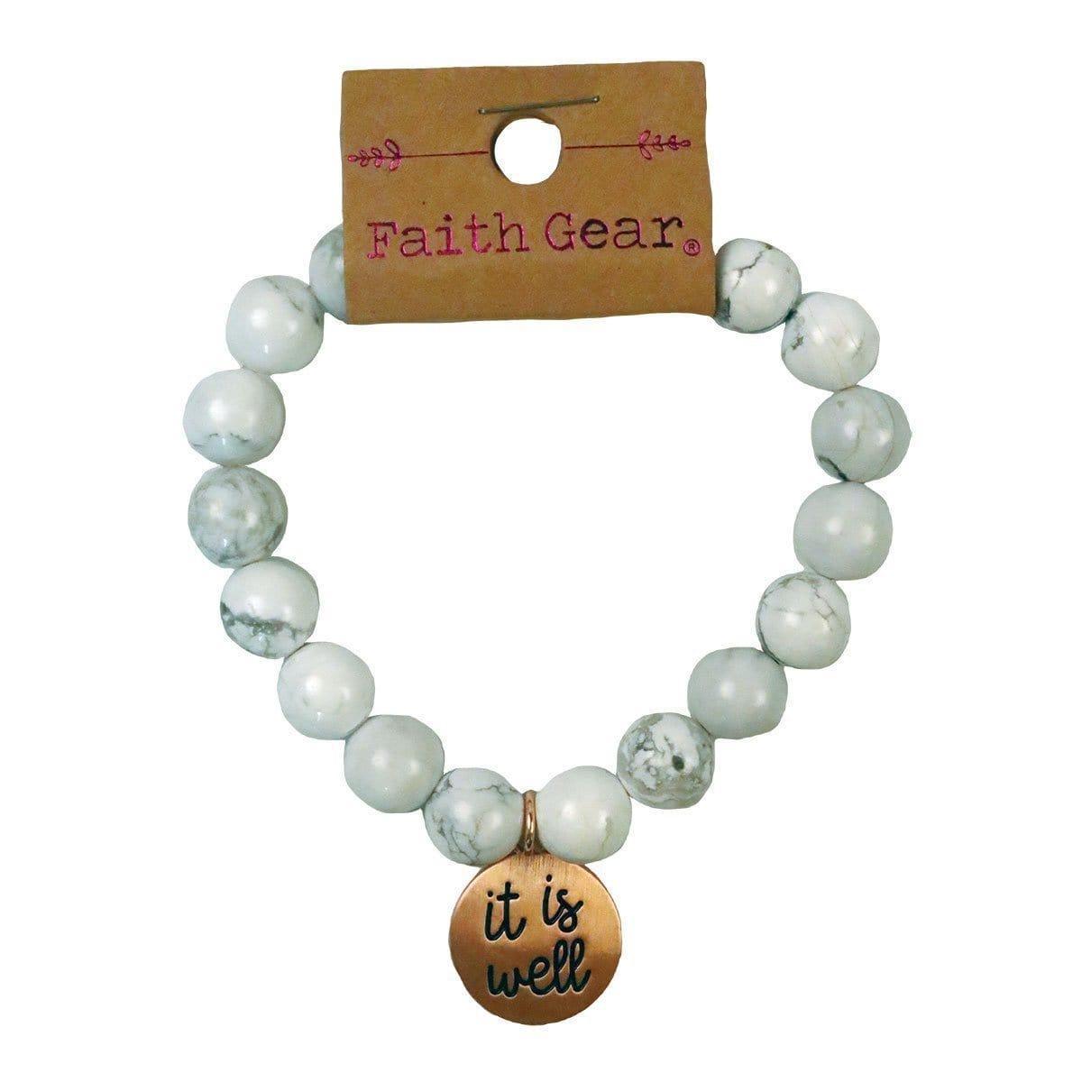 Faith Gear It Is Well With My Soul Womens Bracelet - Pura Vida Books