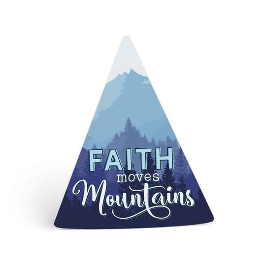 Faith Moves Mountains Mountain Shape Décor - Pura Vida Books